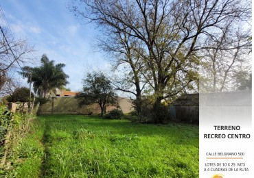Terreno en Recreo Centro